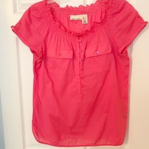 DKNY Pink Blouse sz L